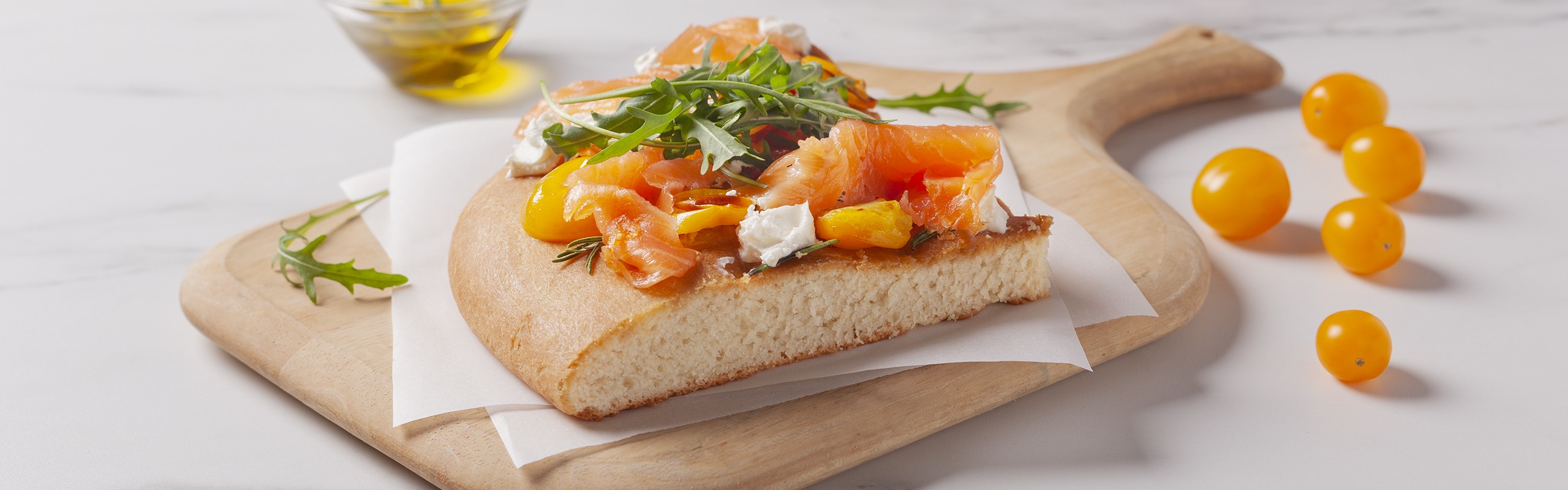 Focaccia colorata cotta con il forno a vapore Whirlpool | Whirlpool Italia