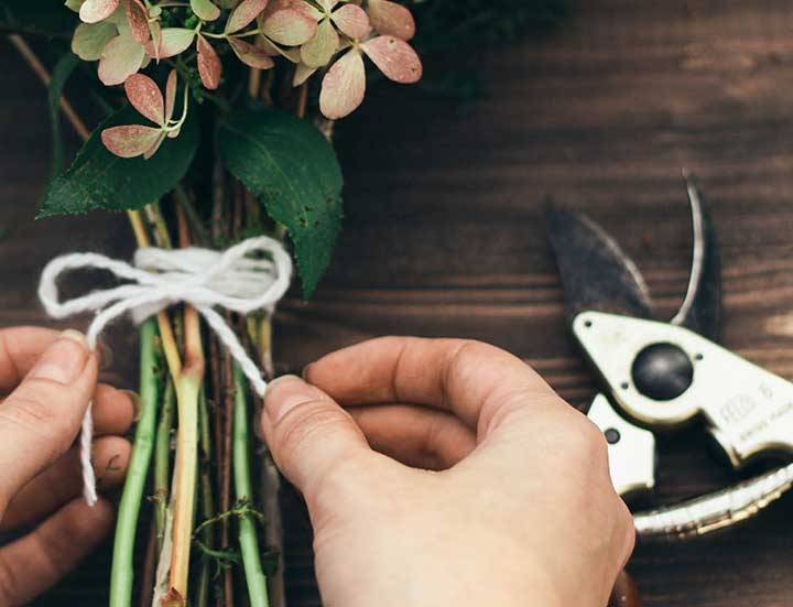 Blumenstrauß selber binden