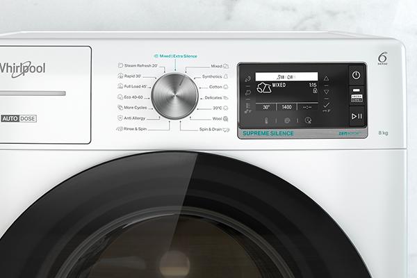 Tecnologia SteamRefresh da máquina de lavar