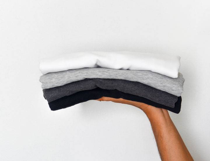 Wäsche zusammenlegen