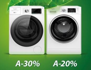 Nové extra úsporné pračky Whirlpool