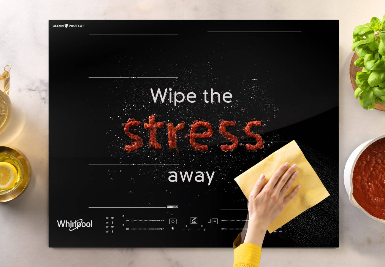 Нова індукційна варильна поверхня Whirlpool i100 з технологією CleanProtectTM