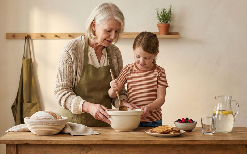 Una cucina che offre il sapore del tempo