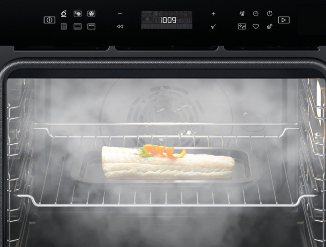 Plat au four à la vapeur