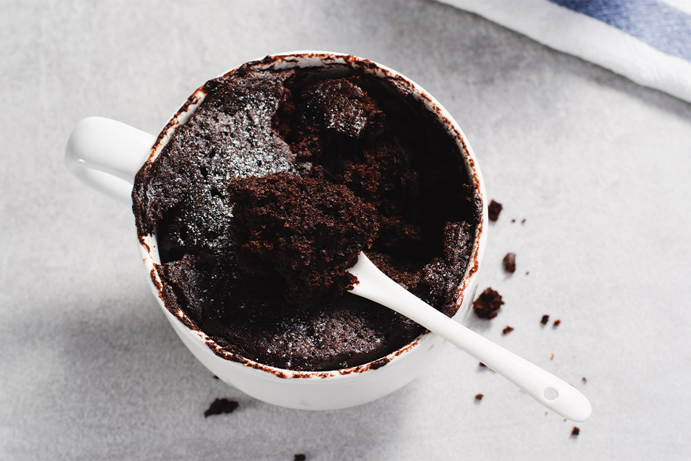 ricetta torta in tazza microonde