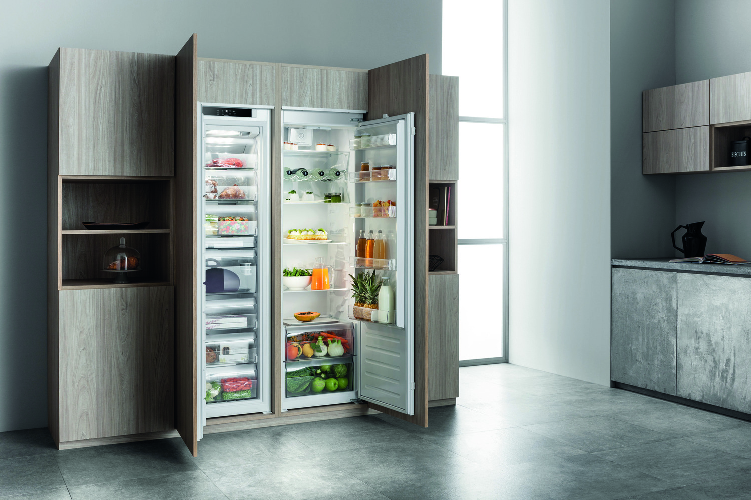 How to install an integrated fridge freezer