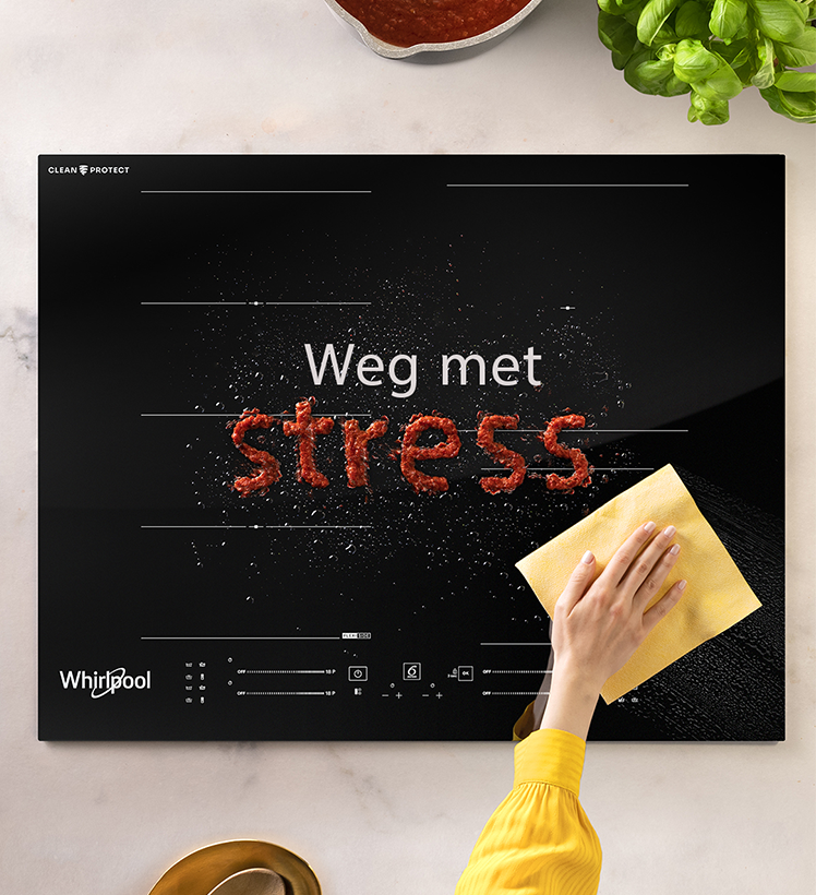 Nieuwe inductiekookplaat met CleanProtectTM