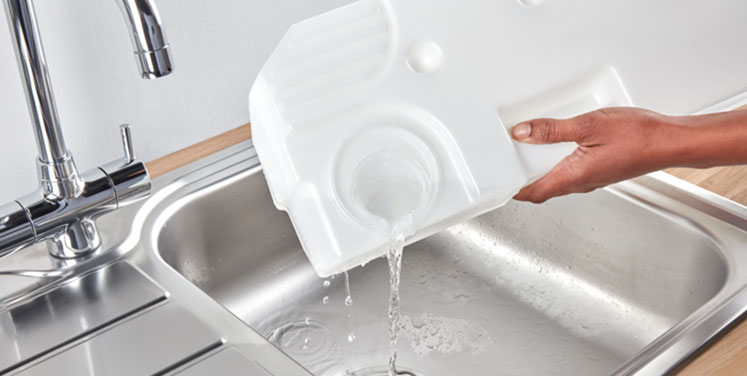 Empty the water tank after each use