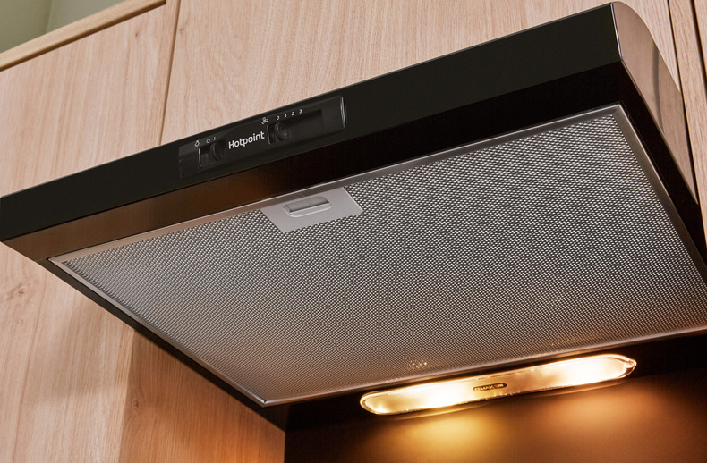 Top 6 Black Kitchen Oven Hoods by Hotpoint