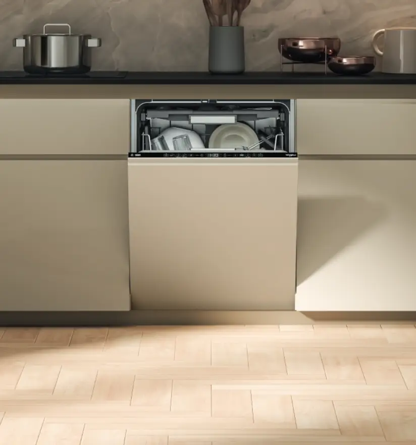 Zmywarki z wyświetlaniem czasu na podłodze