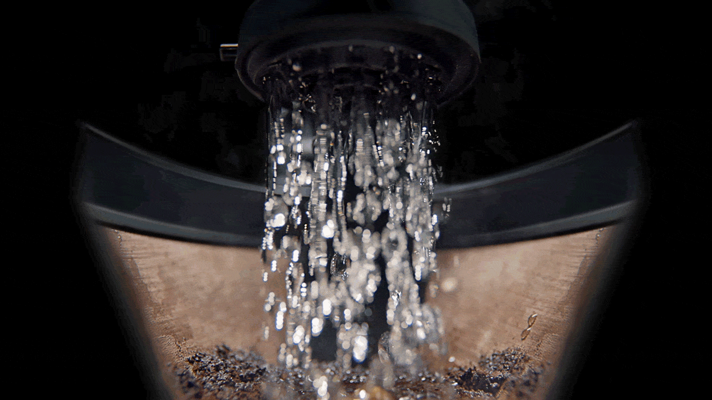 Filter coffee machine shower head