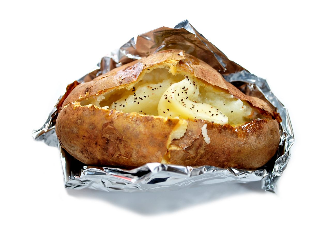 patate al cartoccio in microonde