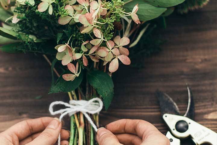 Blumenstrauß selber binden
