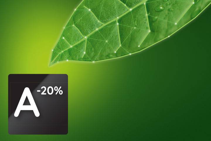 ENERGIEEFFIZIENZKLASSE A-20%