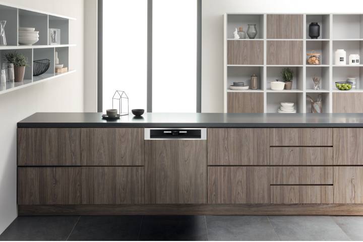 Teilintegrierte Geschirrspüler