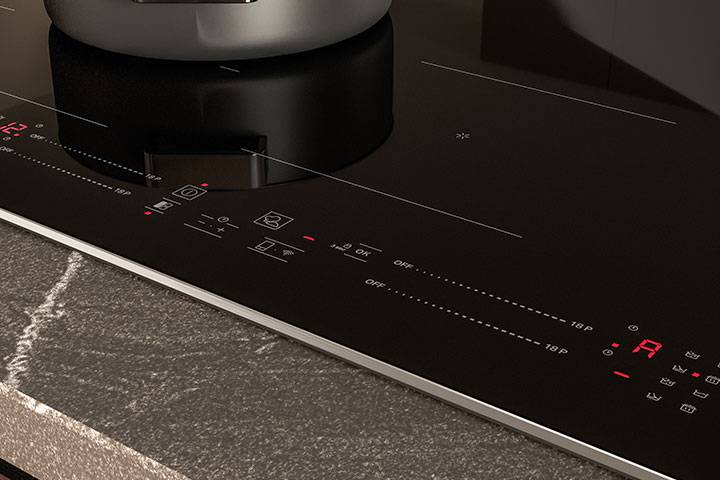 Slider-Technologie für einfache und präzise Steuerung