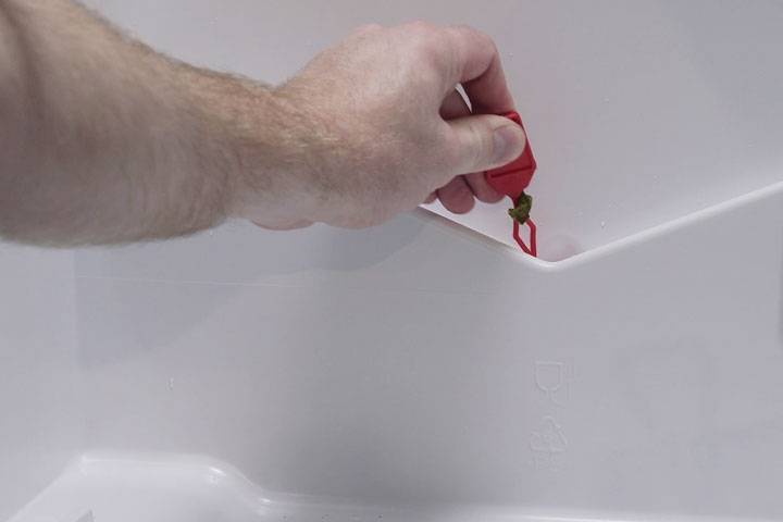 Falsche Lagerung und Ablaufreinigung