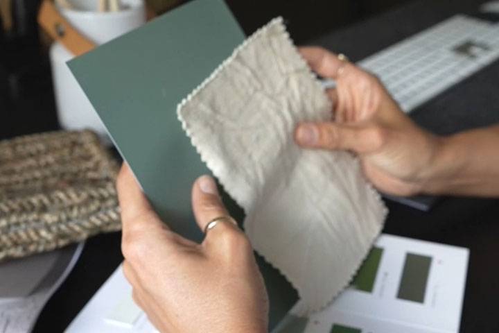 Natürliche Elemente und Farben
