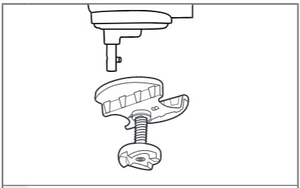 how do you attach the drive assembly to the bowl lift mixer step 3