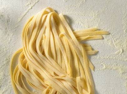 Homemade tagliatelle