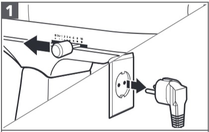how do you attach the sausage stuffer extension to the mixer step 1