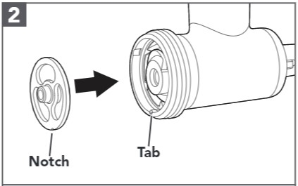 cómo montar la extensión del rellenador de salchichas, paso 2