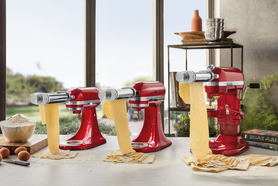 Pasta roller attachment different pasta thickness