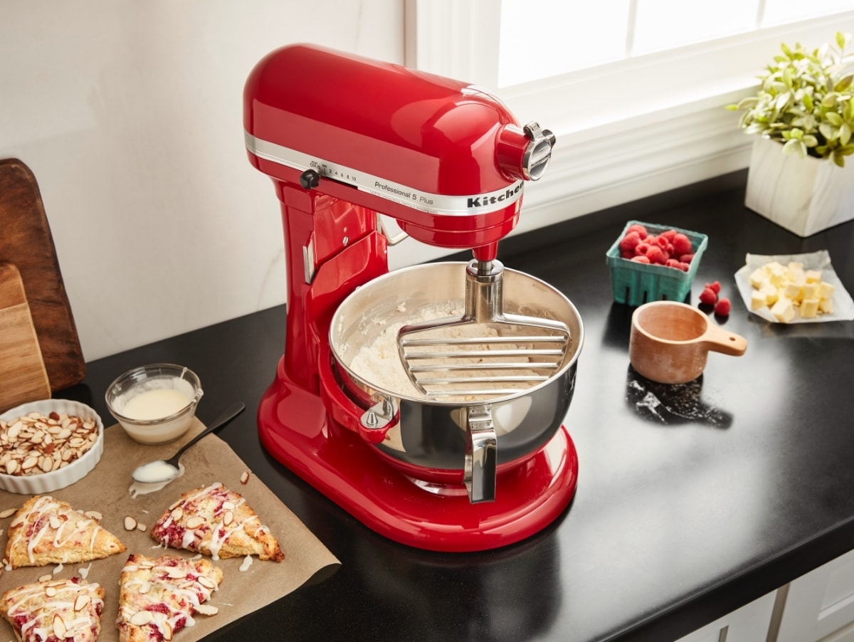 Pastry beater for bowllift mixers stainless steel KitchenAid UK