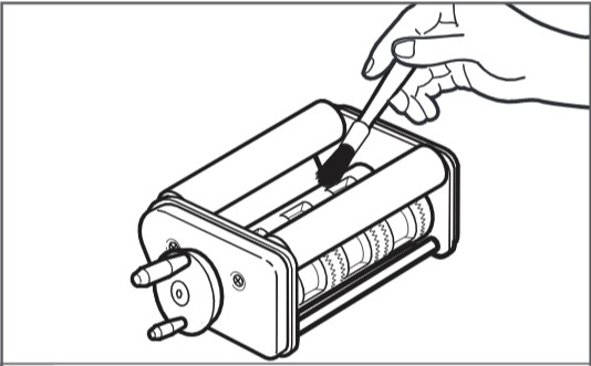 comment nettoyer la machine pour la préparation et le remplissage des raviolis étape 1