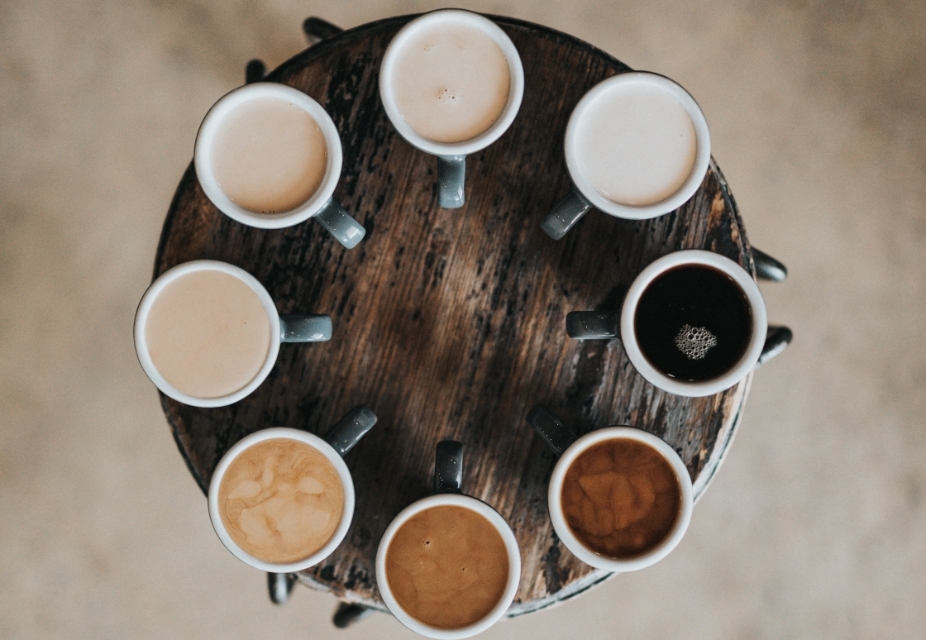 8 cup of coffee with or without milk