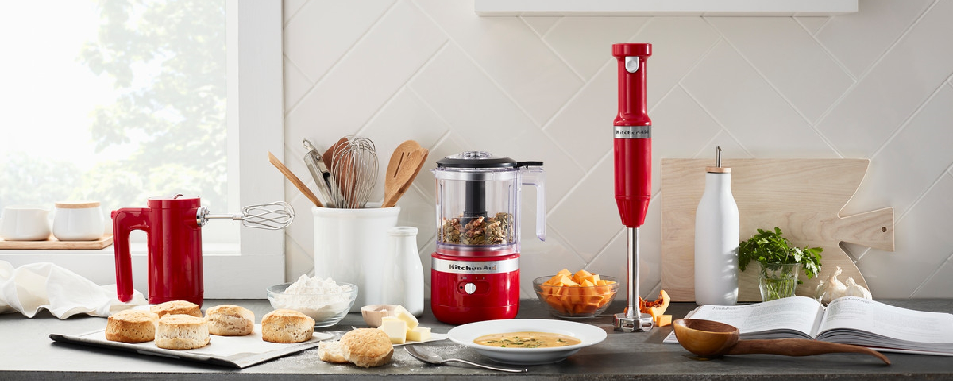 Red cordless collection making recipes
