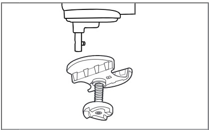 cómo acoplar la unidad de transmisión a la batidora amasadora con cabezal inclinable paso 2