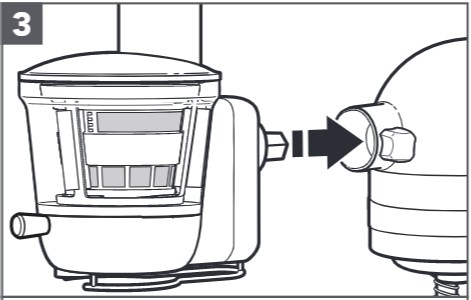 comment fixer l’extracteur de jus au robot pâtissier étape 3