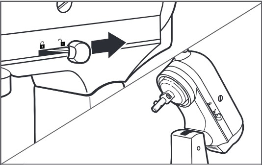 So befestigen Sie das Zubehör bei der Montage der Küchenmaschine mit kippbarem Motorkopf – 3