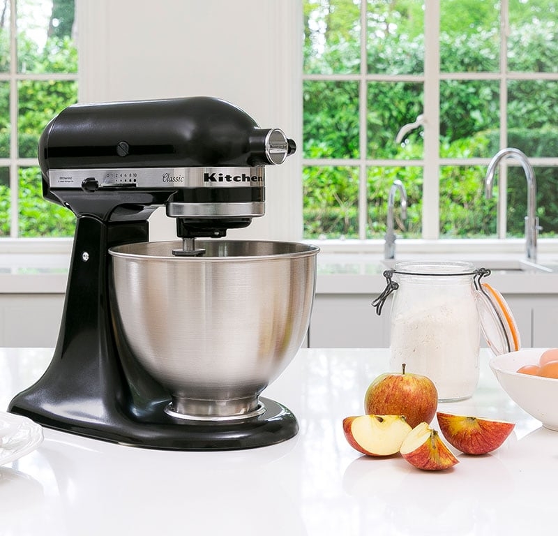 Stand mixer with bowl, 4.3L, with slicer accessory, Classic, Matte