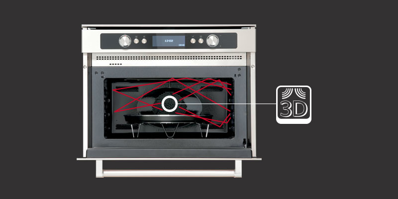 Black Stainless Steel Combi Microwave Oven 45 Cm New Kmqcxb 45600 Kitchenaid Uk