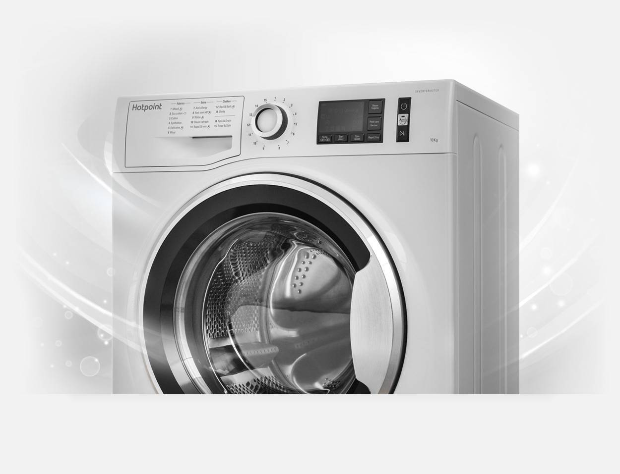 LAVATRICE A FREDDO ACTIVE 20°: RIMUOVE A SOLI 20° GRADI PIU' DI 100 MACCHIE