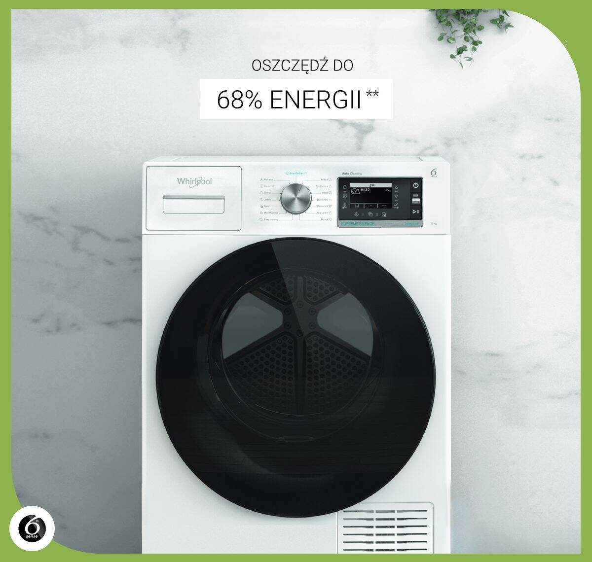 Suszarki Supreme Silence oszczędzają energię i wodę
