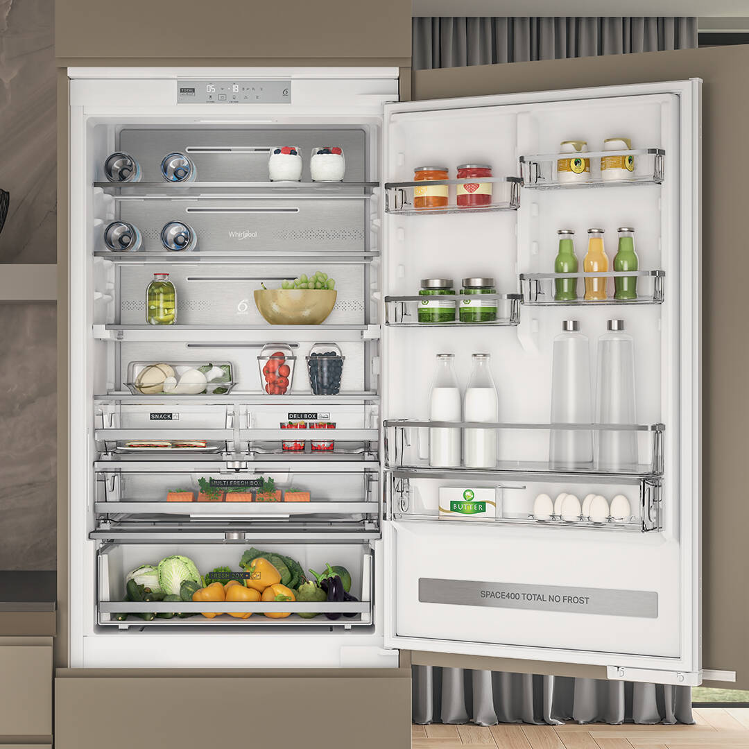 Nouveau réfrigérateur encastrable Space400 Total No Frost