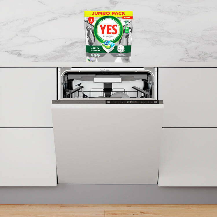 Diskmaskin Whirlpool PowerClean Pro och YES