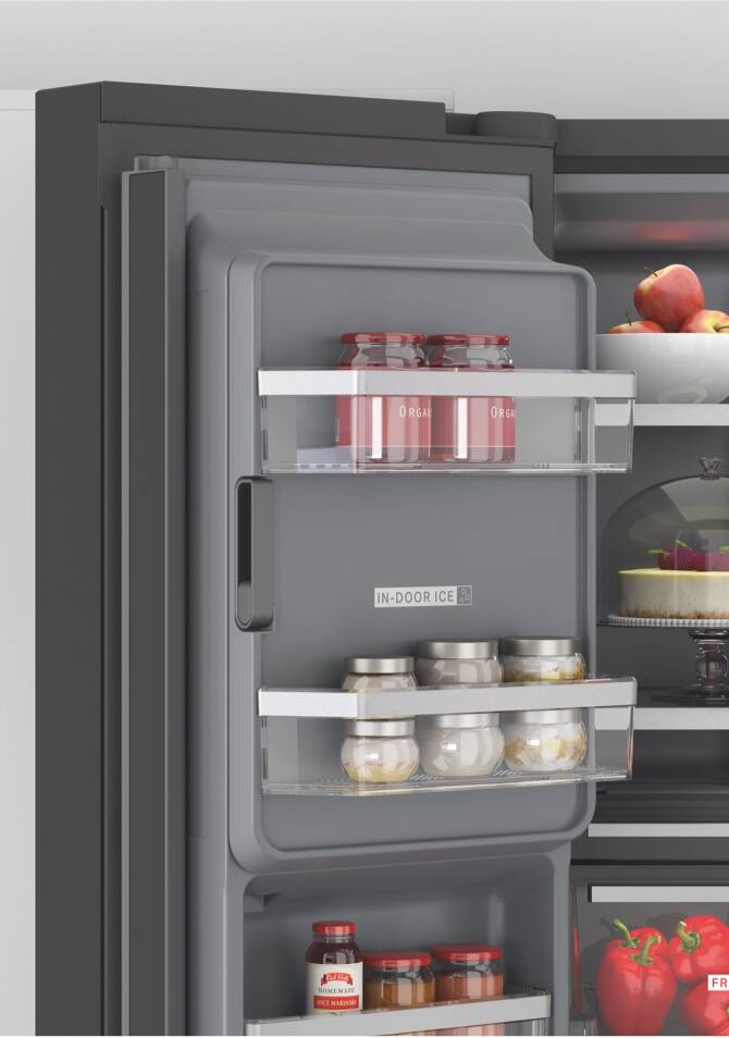 In-door Ice - Máquina de gelo incorporada na porta