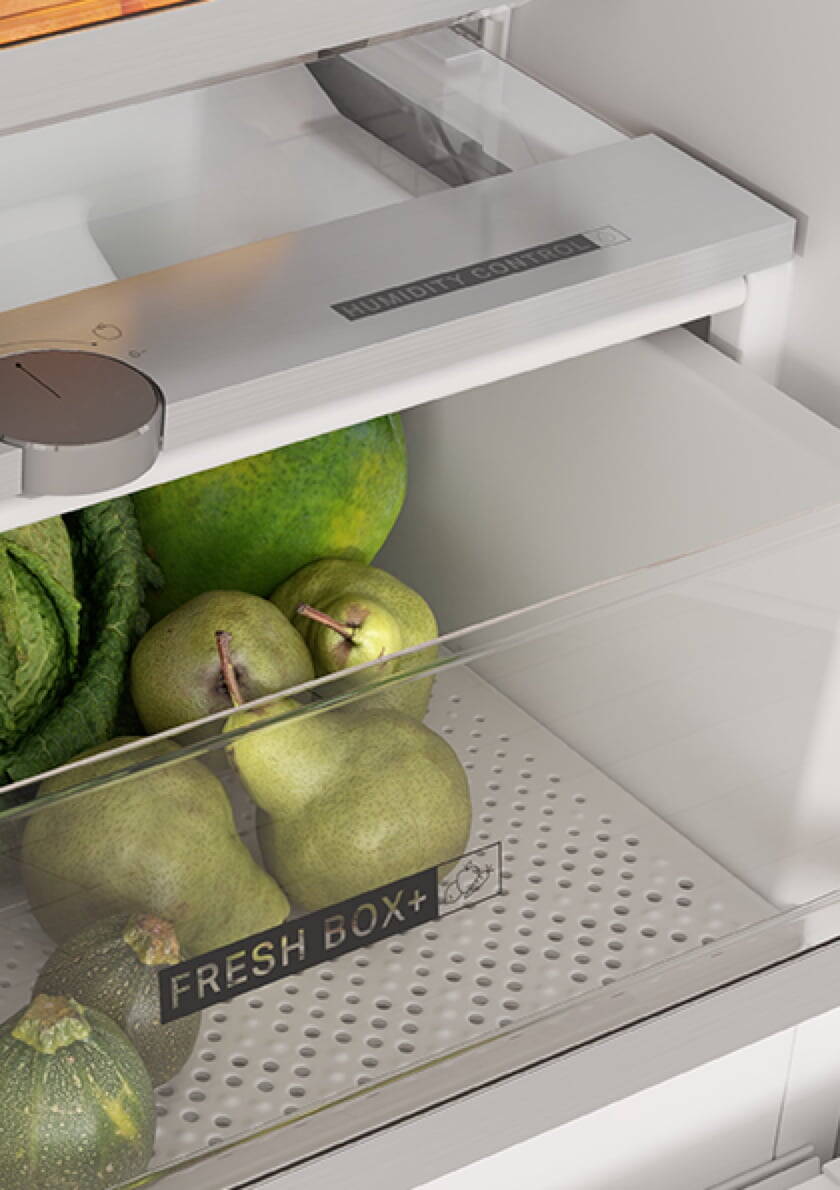 Réfrigérateur encastrable Whirlpool Total NoFrost avec FreshBox+ et FreshPad