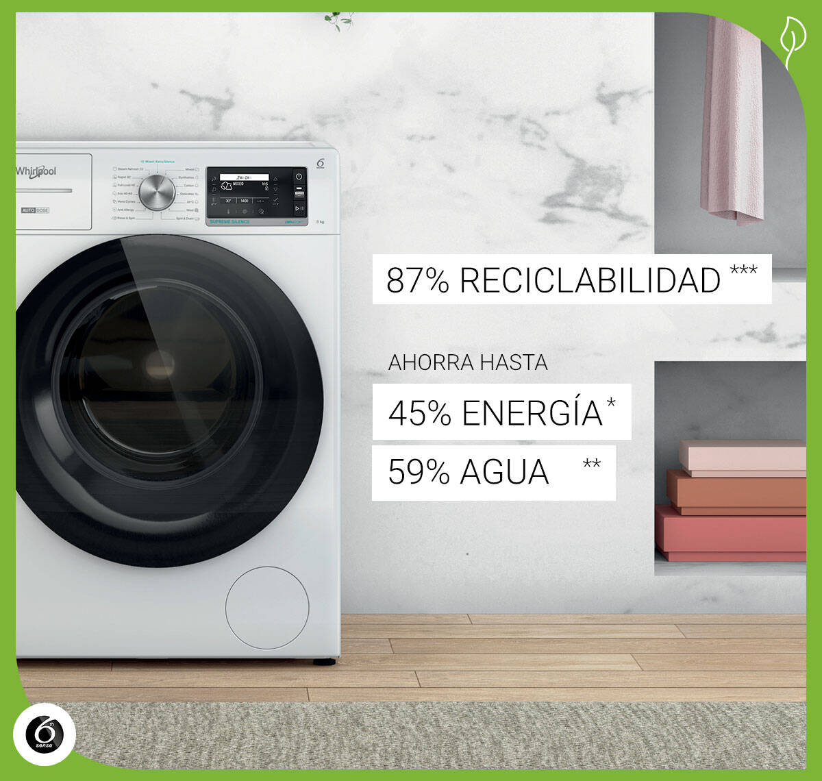 Whirlpool y sus consejos para un uso sostenible de los electrodomésticos en  el hogar