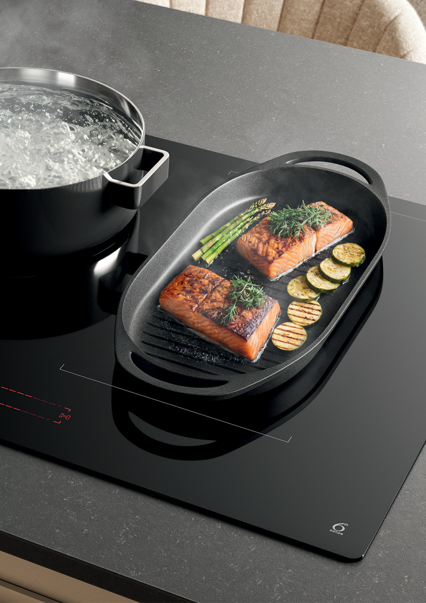 Indukčná varná doska Whirlpool so systémom FlexiZone