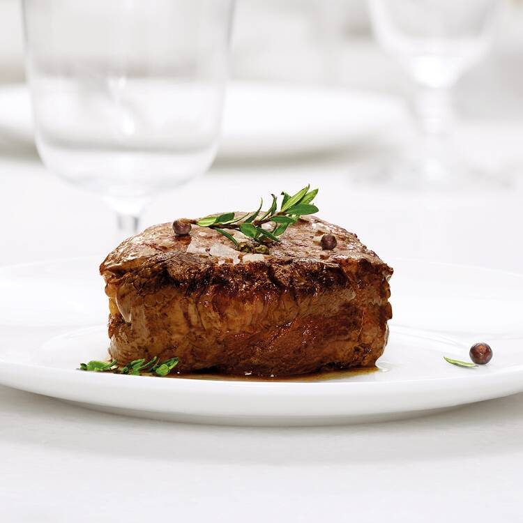 SteamSense+ steak sur assiette