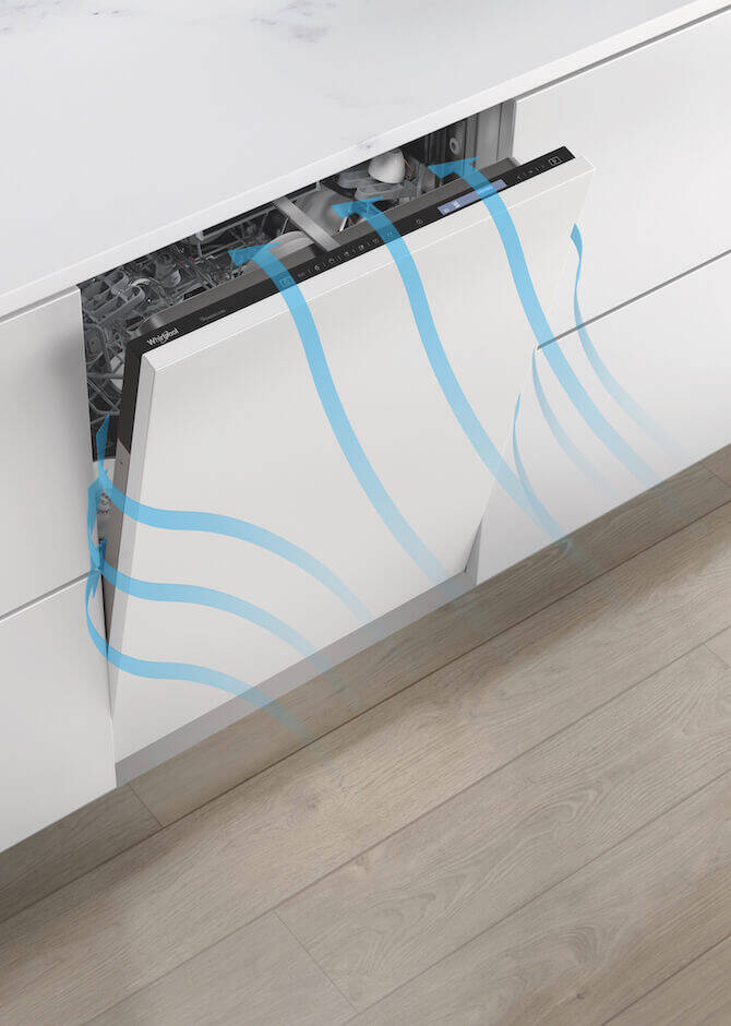 Lave-vaisselle Whirlpool Supreme Clean avec NaturalDry