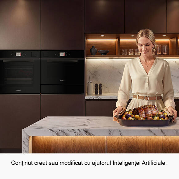 Cuptorul încorporabil compact 3-în-1 de la Whirlpool aduce precizie în fiecare preparat