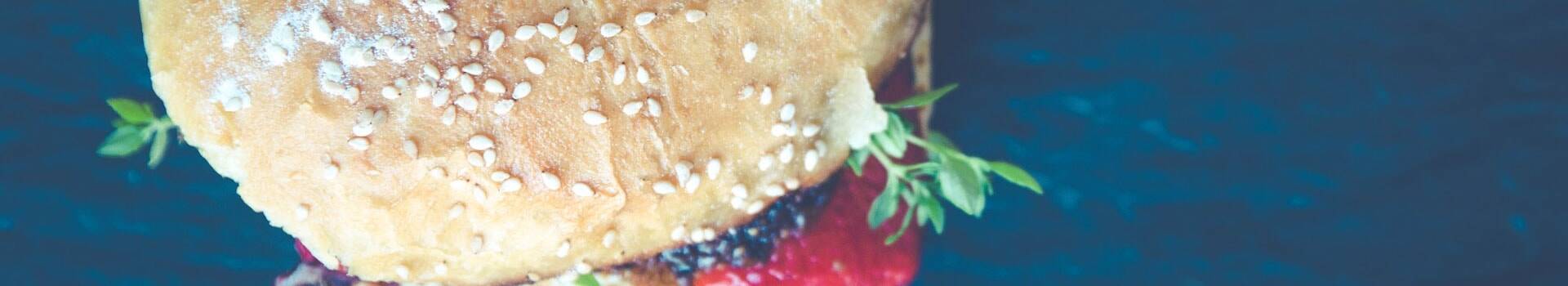 Our Favorite Blue Cheese and Peppers Hamburger