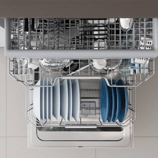 Third rack increased loading capacity.