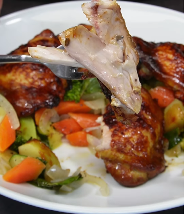 Sovracosce marinate e verdure a vapore